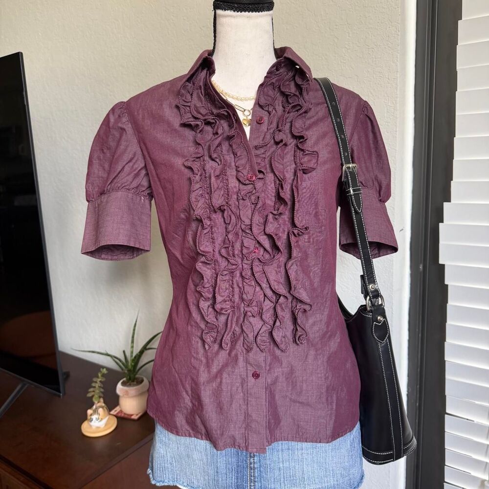 Moda-international Women's Purple Blouse